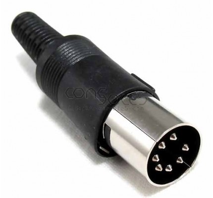 Bang & Olufsen 7 pin din male connector 491619